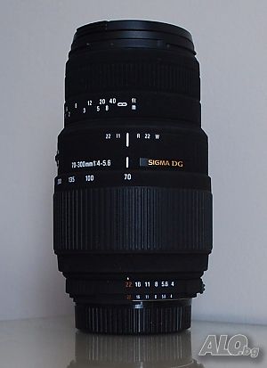 Sigma DG 70-300 за фотоапарат Pentax.