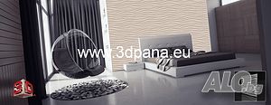 3D ПАНЕЛИ, декоративни облицовки за стени, стенни плоскости, облицовъчен камък, пана, №0022