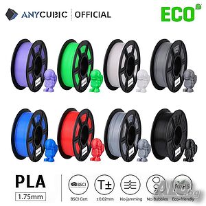 PLA Filament Anycubic 1.75mm, 1kg, ROHS за FDM 3D Принтери