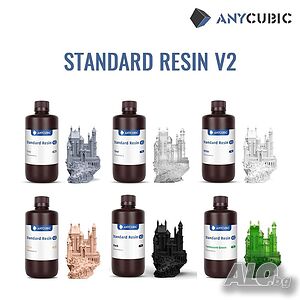 Фотополимерна Смола Anycubic Standard V2 UV Resin 365-405nm / 1000g