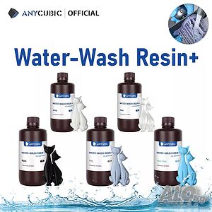 Фотополимерна Смола Anycubic Water Wash Resin+ UV Resin 365-405nm / 1000ml