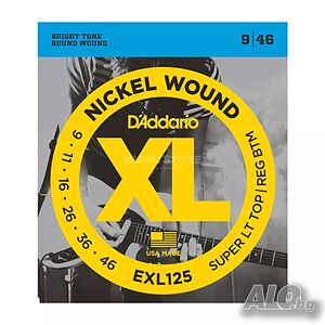 Струни D’Addario EXL125