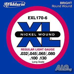 Струни D’Addario EXL170-6