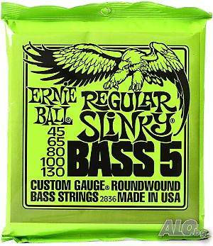 Струни за бас китара 5-string Ernie Ball 2836