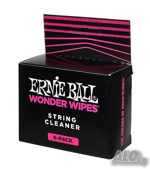 Ernie Ball wonder wipes string cleaner на брой