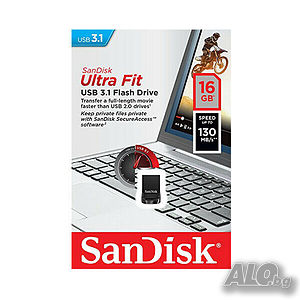 USB Флаш памет SanDisk Ultra Fit 16GB USB 3.1