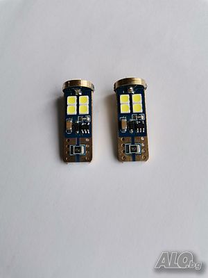 Диодна габаритна крушка T10/W5W 12 SMD