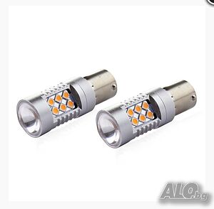 LED Диод за мигач P21W BAU15s 24SMD CANBUS