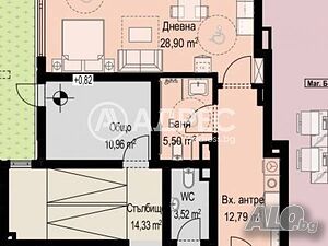 1-стаен, София, Младост 4, 65.92 кв.м., 135795 €