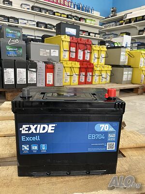 JIS акумулатор EXIDE 70Ah с десен плюс с гаранция