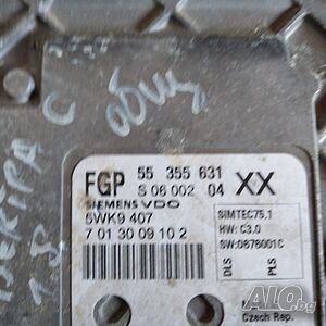 Компютър двигател за Opel Vectra C, Signum, 1.8i 55355631, 5WK9407