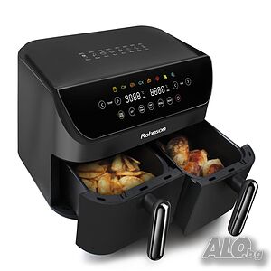 Фритюрник с две кошници Rohnson Air Fryer R-2809 * Гаранция 2 години * Безплатна доставка