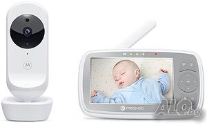 Видео бебефон MOTOROLA BABY MONITOR VM44 Connect Wi-Fi 4.3″ * Безплатна доставка * Гаранция 2 години