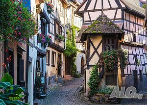 Пъзел Егисхайм Елзас Ravensburger 15257 Eguisheim Alsace France 1000 части 70x50 см