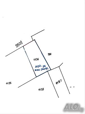 Парцел 1134 в с. Гълъбово, УПИ