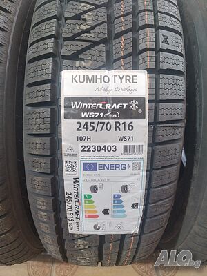 Нови зимни гуми 245/70 R 16 Kumho Wintercraft WS71