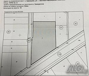 Продажба Земеделска земя община Марица - с. Царацово 14702m²