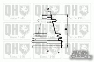 Комплект маншон за полуоска за Ситроен ZX и Пежо 306 / CITROEN ZX и PEUGEOT 306