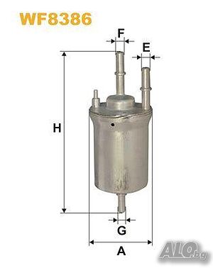 Горивен филтър WIX за Ауди, Сеат, Шкода и Фолксваген бензинови двигатели