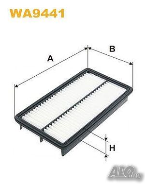 Въздушен филтър WIX за Мазда 6, 626 и MPV