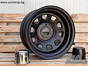 17” 8J 5x127 ET -25 Джанти Стоманени 4x4 Минусови Jeep Cherokee Wrangl