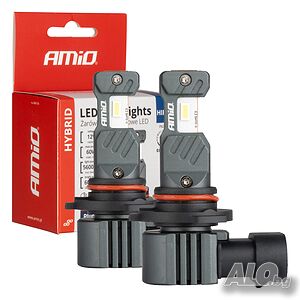 LED крушки AMIO Hybrid HIR2-12V-6000K к-т/2 бр./
