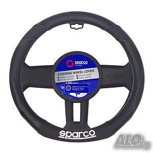 Кожен калъф за волан SPARCO SPS115 S-36см.