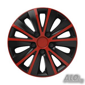 Тасове за джанти 14” VERSACO RAPIDE RED/BLACK