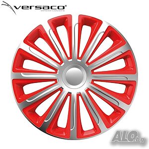 Тасове за джанти 14’’ VERSACO TREND SILVER/RED