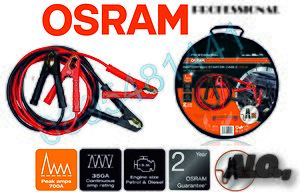 OSRAM STARTcable PRO-кабели за подаване на ток 100% мед(Cu)/700A/25mm²