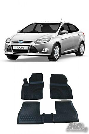 Стелки гумени комплект Perflex X MAT Ford Fokus II 2005-2011г.