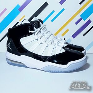 Nike Air Jordan Max Aura Black White ЧИСТО НОВИ 44.5ти номер 28.5см стелка с кутия