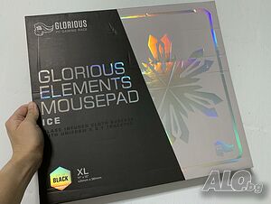 Glorious Elements Ice XL геймърски пад черен чисто нов