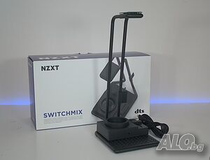 NZXT Relay SwitchMix PC Gaming Headset Stand & Audio Mixer аудио миксер поставка за слушалки НОВ