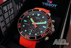 TISSOT SEASTAR 1000 CHRONOGRAPH мъжки часовник хронограф T120.417.17.051.01 КАТО НОВ кутия комплект