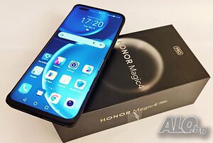 Honor Magic 4 Pro 5G/256GB ROM/13GB RAM/50+50+64Mp Camera/OLED 120Hz/Dual Sim пълен комплект кутия