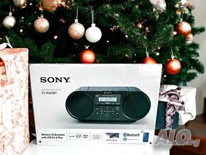 Преносимна стерео Уредба SONY / CD плейър, Sony Boombox ZS-RS60BT + CD плейър