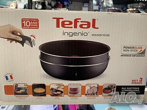 Комплект съдове за готвене 3 части Tefal Ingenio, 24+24см