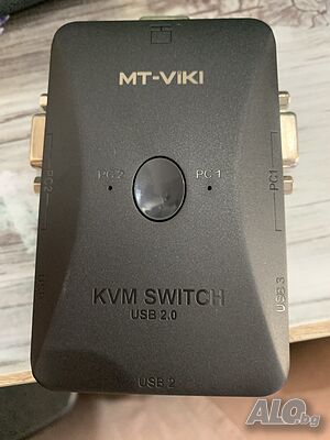 KVM Превключвател / USB 2.0 VM Switch Box 2-Port