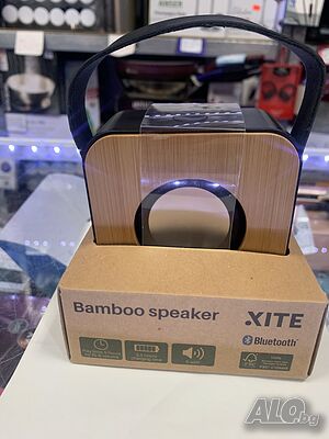 Бамбукова Bluetooth Колонка 5W /Outdoor Simple Portable Smart Bluetooth Speaker