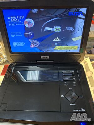Преносим DVD Плейър 10,1 инча / Акумулаторен DVD Плейър захранване на 12V/220V