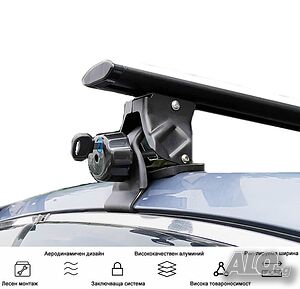 Автобагажник за HYUNDAI SANTA FE 2006-2009 г. - с ключ - BagajnikPro