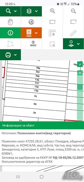 Продавам парцел