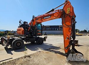 Колесен багер 2018г. Doosan DX165 W-5