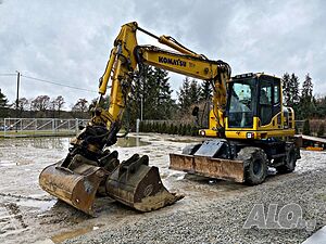 Колесен багер 2018г. Komatsu PW148-8