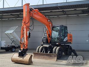 Колесен багер Hitachi ZX140 W -5B 2016г.