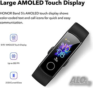 Фитнес гривна Honor Band 5, Meteorite Black