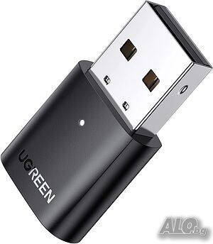 UGREEN USB Bluetooth адаптер за компютър, 5.0 Bluetooth донгъл приемник [Windows 11/10/8.1 без драйв