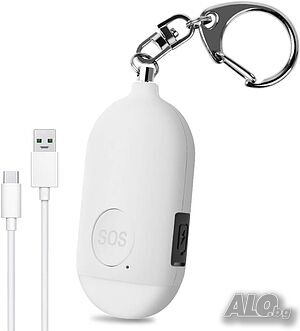 Лична аларма на Evershop 130dB USB акумулаторна