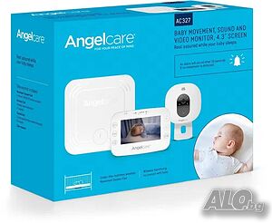 Angelcare AC327-3 in 1 Видео бебефон със сензор за дишане и движение от най- висок клас